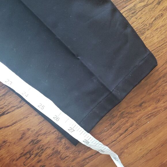 Prada Black Chic Feminine Workcore Classic Quiet Luxury Dress Pants Size 46 - Picture 6 of 8